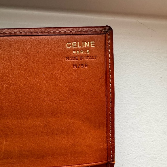 Authentic Celine Brown/Beige Macadam Gamaguchi PVC Leather Wallet - Picture 13 of 15